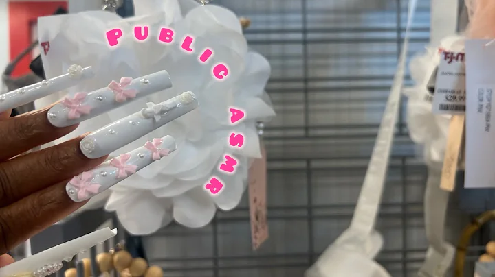 PUBLIC ASMR IN TJMAXX | Purse 👛 Tapping, Camera Scratching, Clicky Whispers & More!