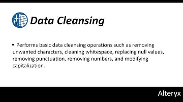 (15) Alteryx Tutorial: Data Cleansing
