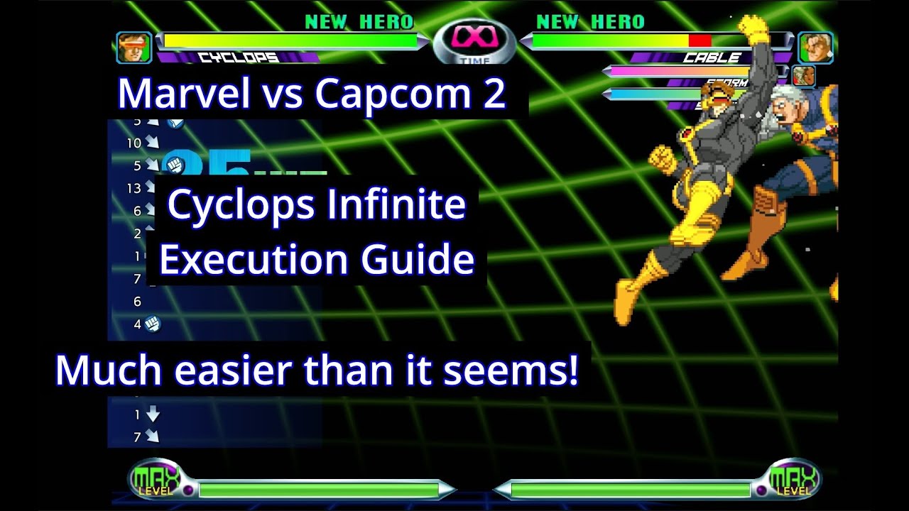 MvC2 Cyclops Infinite Execution Guide