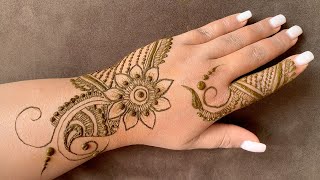 نقش حناء رائع للاحتفال بالعيد ?? (Wonderful Henna Design for Eid Celebration)