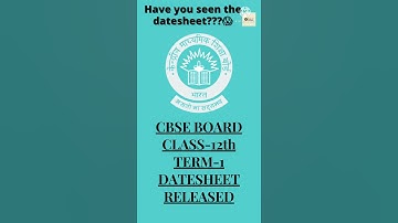 Cbse board class-12th datesheet|CBSE|| Datesheet|Term-1| 2021-2022 #YouTubeshorts #shorts #viral