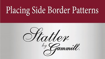 Placing Side Borders Patterns