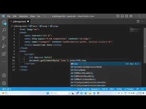 JavaScripting Date Explained by LearnQoch - YouTube