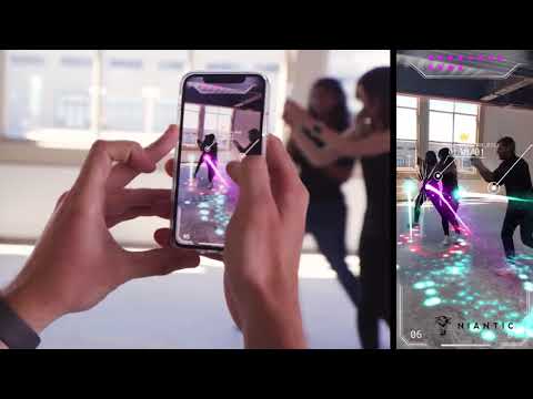 Codename Neon (Niantic) - Real-Time Mobile AR Multiplayer Laser Tag Demo