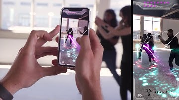 Codename Neon (Niantic) - Real-Time Mobile AR Multiplayer Laser Tag Demo