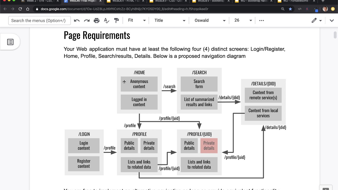 WebDev Final Project Requirements W2 2 2000 - YouTube