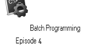 Batch programming E4 : how to make a fake hack