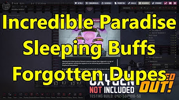 Finding Dupes on Forgotten Bases Sleeping dupe Buffs Incredible Paradise Ep 32 Oxygen Not Included