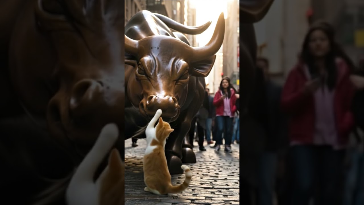 touch the Charging Bull 