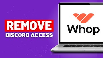 How to Remove Discord Access on Whop.com