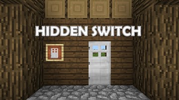 Minecraft PE secret door hidden input, smart redstone