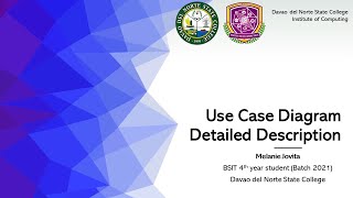 [SAD] Use Case Diagram Detailed Description