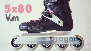 Rockered 5x80 Dragon frame review: turning freeskaters into Wizards
