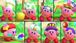 Kirby Star Allies - All Copy Abilities (Showcase)