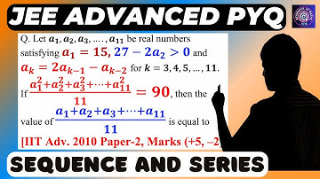 Let a_1,a_2,a_3,….,a_11 be real numbers satisfying a_1=15, 27-2a_2 more than 0 |Sequence Series #iit