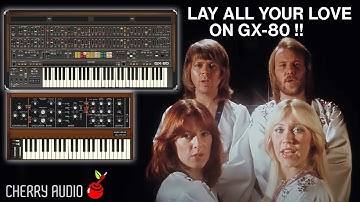abba - lay all your love on me (cherry audio GX-80 and miniverse)