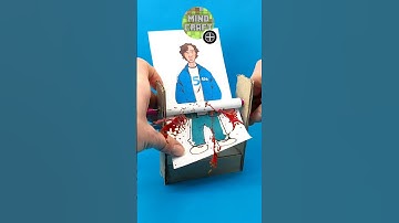 Wow 🤯Incredible Paper Craft Transformation of Gi-hun by Squid Game #transformation #squidgame￼ #diy