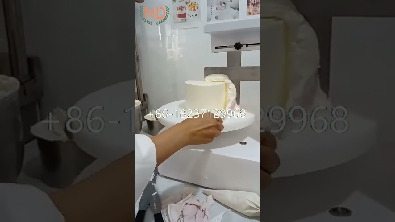 cake shop round cake cream coating machine cake manufacturing machine cake icing decorating machine