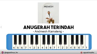 Anugerah Terindah  Andmesh  Not Pianika  Easy Piano Tutorial