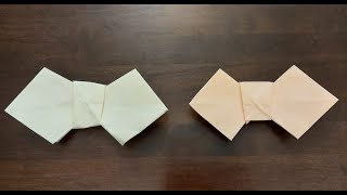 HOW TO MAKE A PAPER BOW TIE كيفية عمل ربطة عنق ورقية ببيونة HOW TO MAKE A PAPER BOW TIE كيفية عمل ربطة عنق ورقية ببيونة
