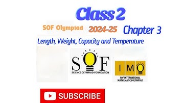 IMO Class 2 Olympiad workbook! Chapter 3! Length, Weight, Capacity and Temperature! Part 1