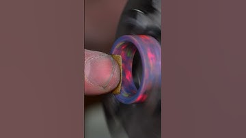 How we make our Obsidian Pure Bello Opal Rings