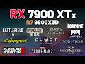 RX 7900 XTX + RYZEN 7 9800X3D - Test in 10+ Games