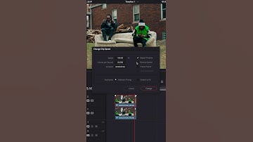Speed blur transition in DaVinci Resolve