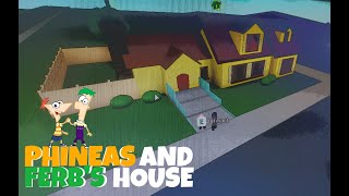 HOW TO BUILD PHINEAS AND FERBS HOUSE IN BLOXBURG | exterior only