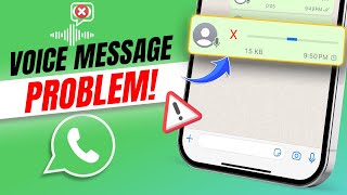 How To Fix WhatsApp Voice Message Problem on iPhone | WhatsApp Voice Chat Issue