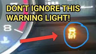 What Does Traction Control Warning Light Mean? Don't Ignore This!