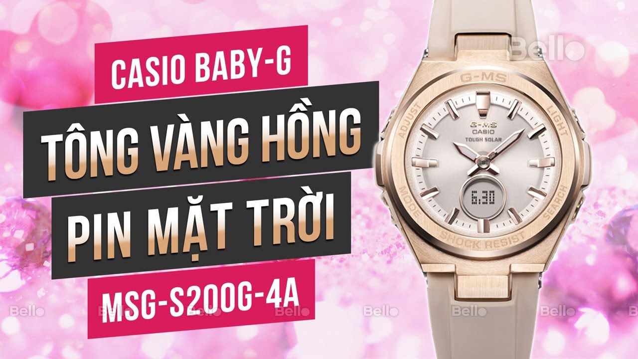 G-MS MSG-B100G-2A : CASIO BABY-G - YouTube