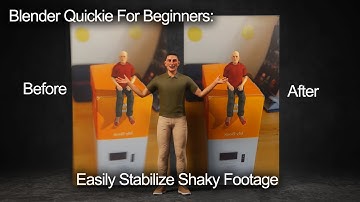 Blender Quickie For Beginners: Easily Stabilize Shaky Footage In Blender