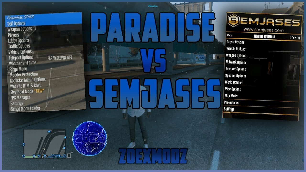 (PS3) GTA 5 1.27: Paradise vs Semjases & Semjases vs Paradise (Protection Testing 2020)