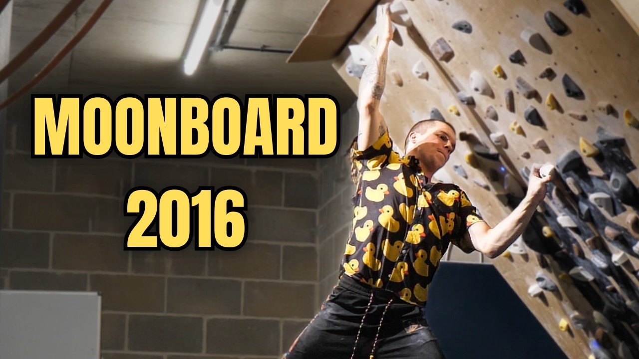 Результаты моего первого использования MoonBoard в 2016 году.