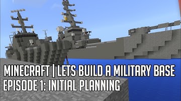 Let’s Build A Military Base | Episode 1 | Minecraft