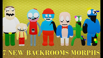 How to get 7 NEW BACKROOMS MORPHS in Roblox