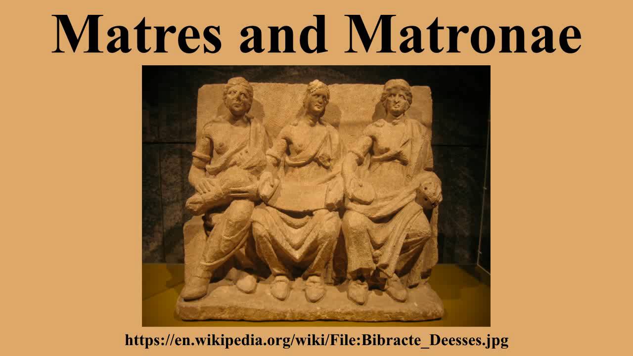 Matres and Matronae