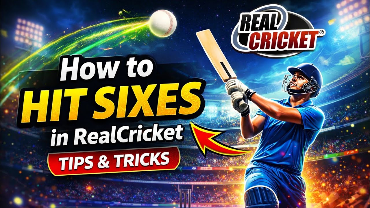 How to Hit Sixes in RealCricket Tricks & Tips | RC Swipe Gameplay - YouTube