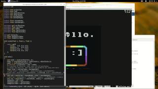 Playscii - UV seams() bug demo video
