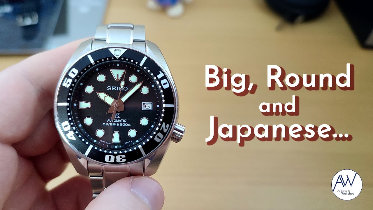 Stjerne spor Læne Big, Round and Japanese... | Seiko Sumo SBDC031 - YouTube