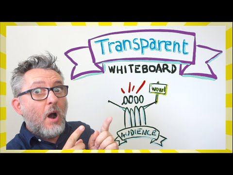 Video TRANSPARENT WHITEBOARD effect - Impress your virtual... - youtube