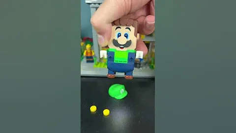 HOW TO BUILD LEGO LUIGI broken LEGO LUIGI #Shorts #legomario LEGO Super Mario tutorials