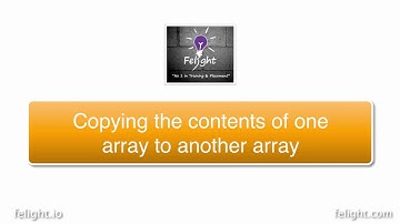[Java Basics] Copying the contents of one array to another array in Java