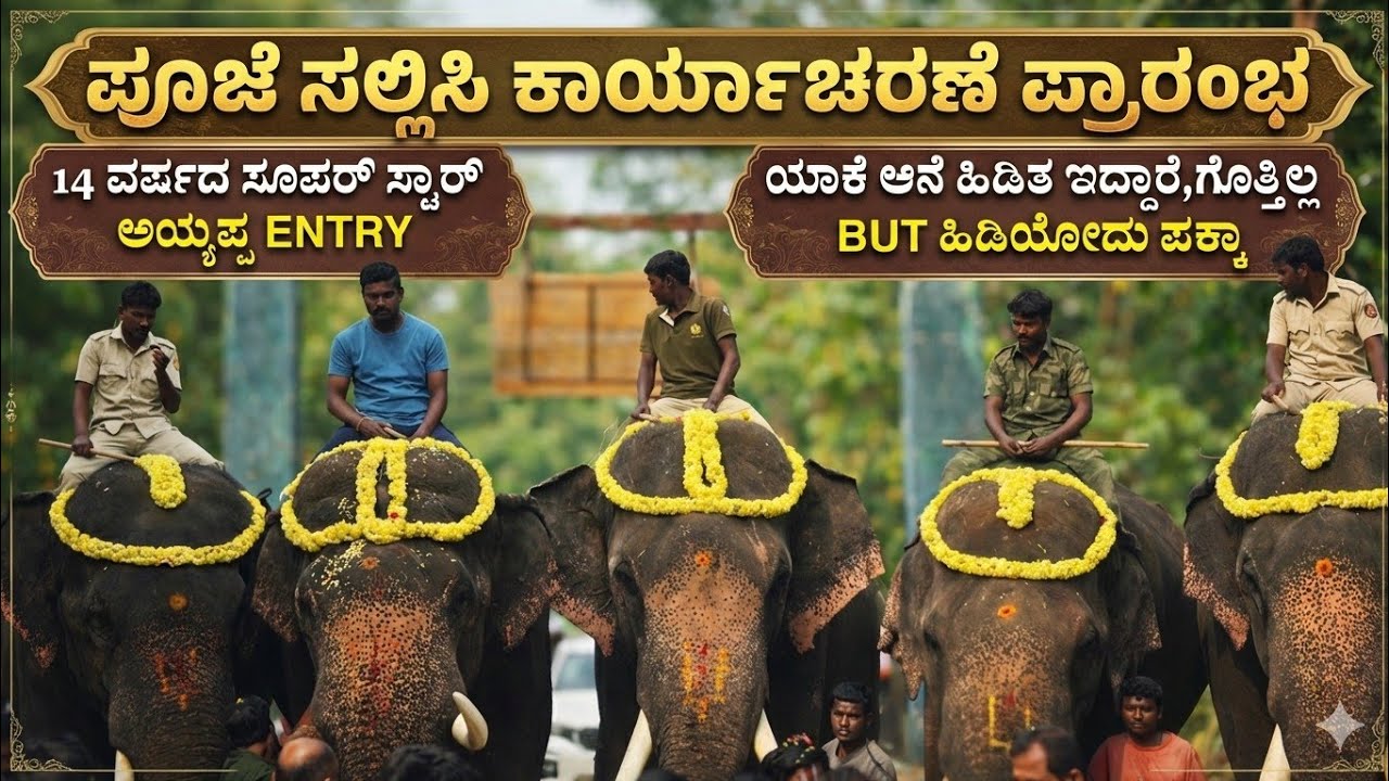 ಚನ್ನಪಟ್ಟಣ ಕ್ಯಾಂಪ್‌ನಿಂದ ಕಾರ್ಯಾಚರಣೆಗೆ ಹೊರಟ ಕುಮ್ಕಿ ಗಜಪಡೆ | ದೇವರ ಆಶೀರ್ವಾದದೊಂದಿಗೆ ಯಶಸ್ಸಿನ ಪ್ರಾರ್ಥನೆ 🙏🐘