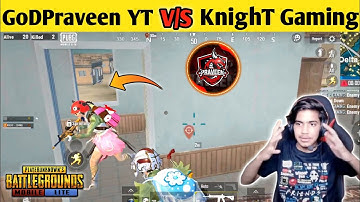 😱 I Killed @godpraveenyt1 ||GoDPraveenYT In My Match||GodPraveen vs KnightGaming 1v1 Fight#shorts