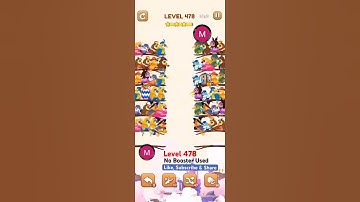 #bird #sort 2 #color #puzzle #level 478 #birdsort #colour #gaming #viral #trending #shorts #solution
