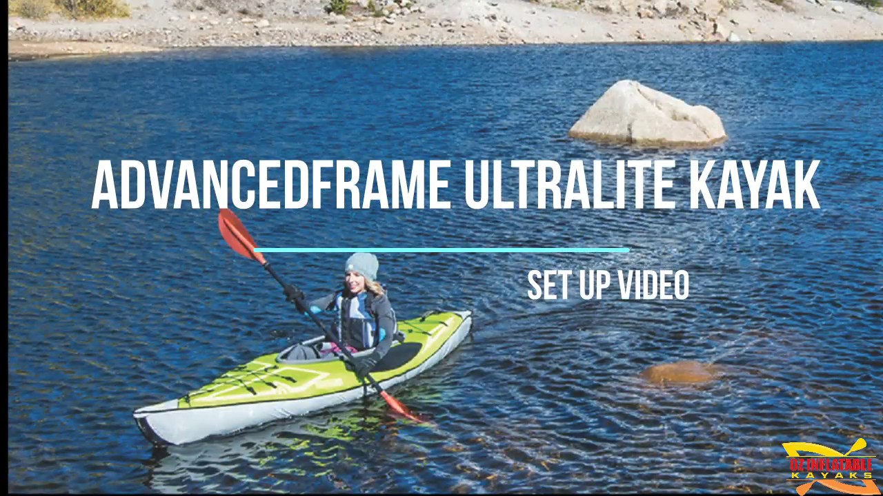 advanced elements drop stitch floor How to set up the AdvancedFrame Ultralite Inflatable Kayak from Advanced Elements AE3022