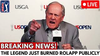 PGA Tour BOMBSHELL: Jack Nicklaus PUBLICLY SHAMES Brian Rolapp