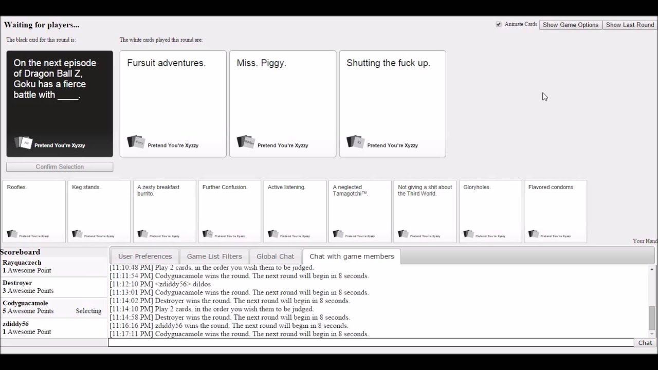 Cards Against Humanity w/ Friends Ep. 21: Erecting A Statue.